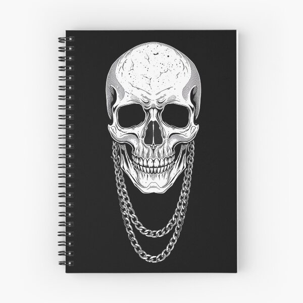 Item preview, Skull Chain Streetwear Dark Aesthetic Design designed and sold by Core Prints.