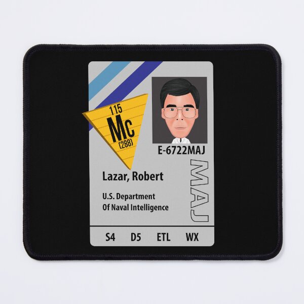 Item preview, Bob Lazar ID 115 designed and sold by stevegraphix.