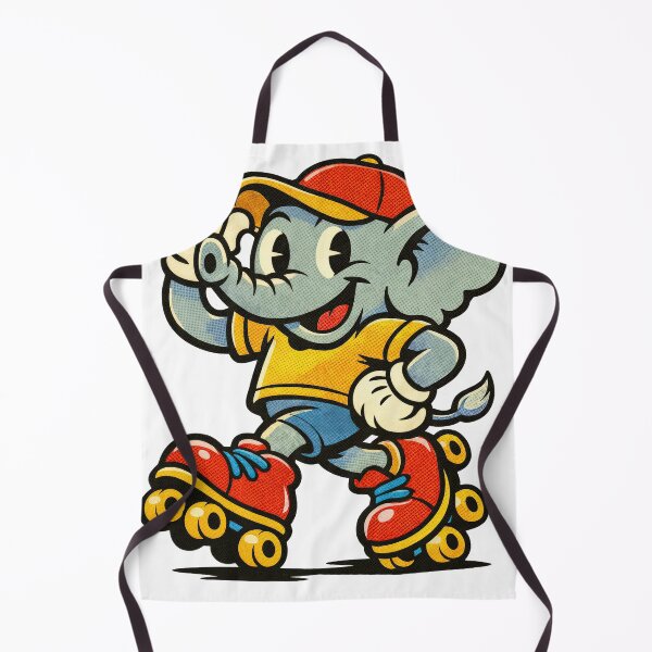 Item preview, Roller Skating Elephant – Playful Motion designed and sold by ForeverPrintsOK.