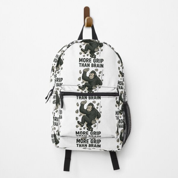 Item preview, More Grip Than Brain – Gorilla Bouldering designed and sold by Pineapple-Tree.