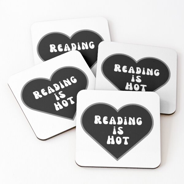 Item preview, Reading is Hot - Black designed and sold by emsstickersandsuch.