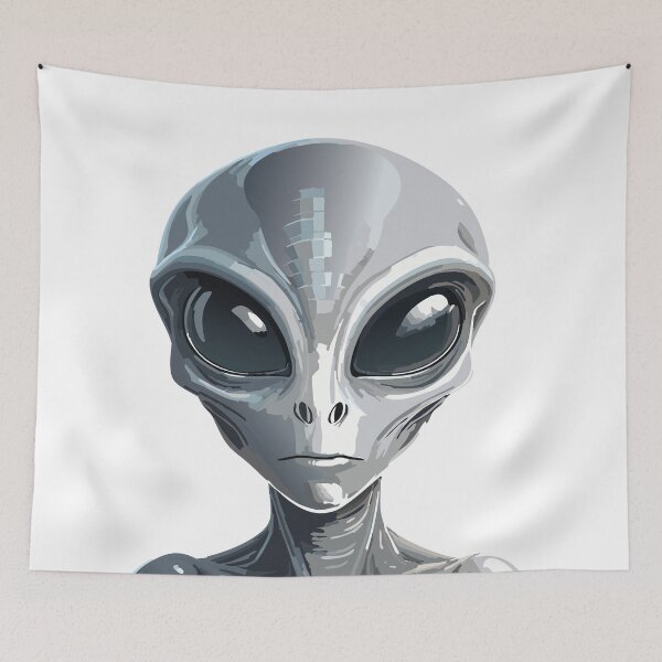 Item preview, Astral Adventurer - Grey Alien Portrait designed and sold by GBD888.