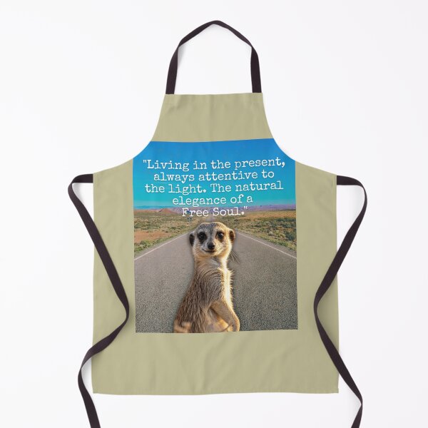Item preview, Meerkat Wild Spirit Quote Art designed and sold by AOCollections.