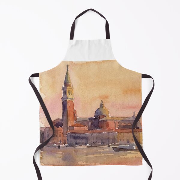 Item preview, Venice Twilight: San Giorgio Maggiore Basilica Watercolor designed and sold by Gene Lvov.