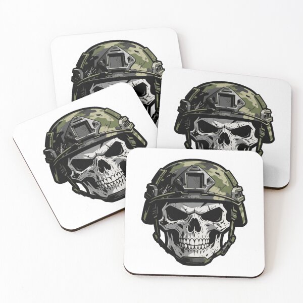 Item preview, Military Skull Helmet Tactical Streetwear Design designed and sold by Core Prints.