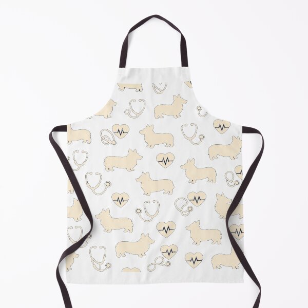 Item preview, Corgi Nurse Seamless Pattern | Medical Professional Print designed and sold by Corgi & co Shop.