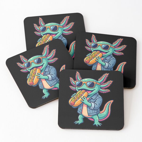 Aperçu de l'œuvre Axolotl avec hot-dog créée et vendue par ReneMM.
