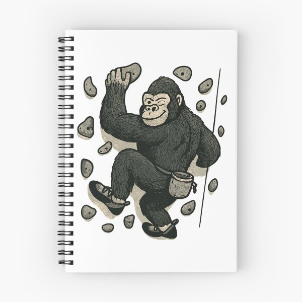 Item preview, Bouldering Gorilla – Monkey on the climbing wall designed and sold by Pineapple-Tree.