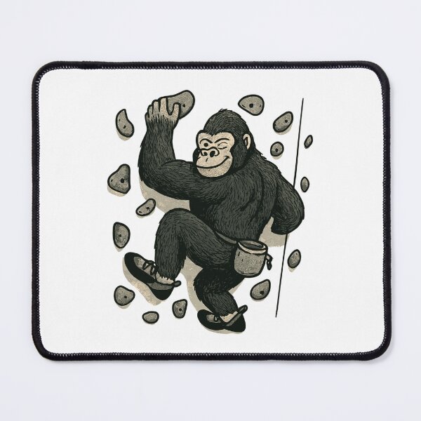 Item preview, Bouldering Gorilla – Monkey on the climbing wall designed and sold by Pineapple-Tree.