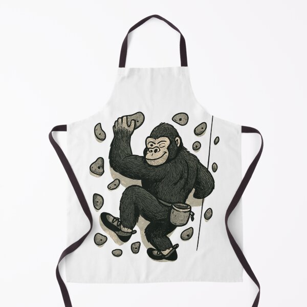 Item preview, Bouldering Gorilla – Monkey on the climbing wall designed and sold by Pineapple-Tree.