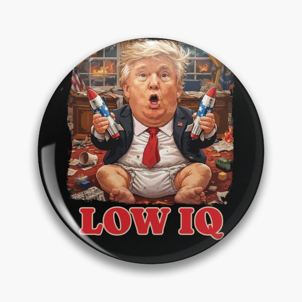 Item preview, Funny Anti Trump Low IQ designed and sold by wtfbba.