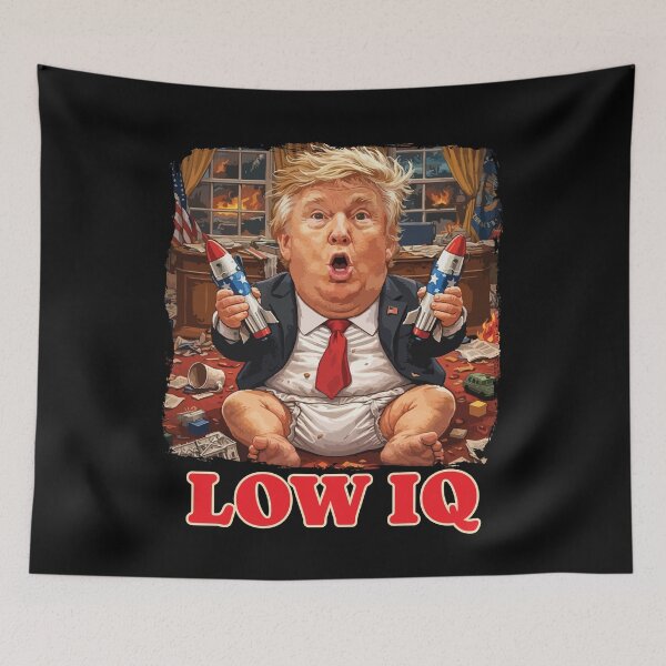 Item preview, Funny Anti Trump Low IQ designed and sold by wtfbba.