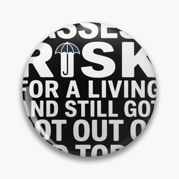 Item preview, Funny Insurance Risk Assessment Humor Gift T-Shirt Sticker designed and sold by MadeItAnyway.