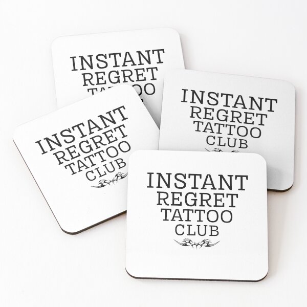 Item preview, Instant regret tattoo black designed and sold by eWproject.