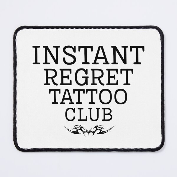 Item preview, Instant regret tattoo black designed and sold by eWproject.
