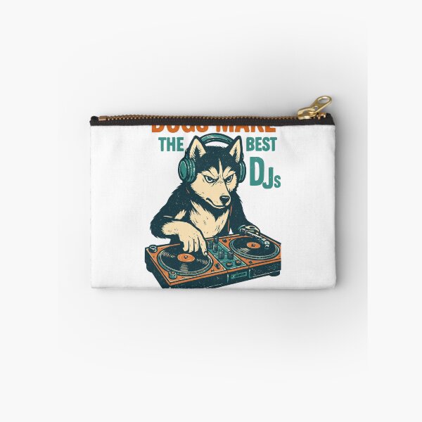 Item preview, Husky DJ Retro Design: Dogs Make the Best DJs designed and sold by Pineapple-Tree.