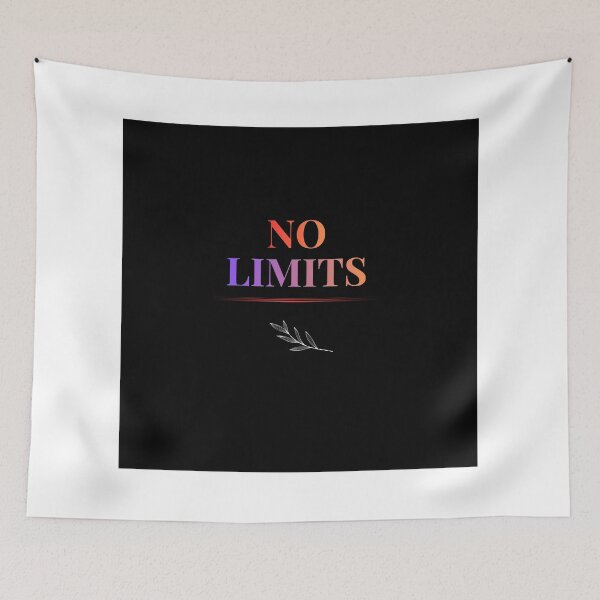 Item preview, No Limits - Motivational Quote & Gradient designed and sold by DIAMVERA.