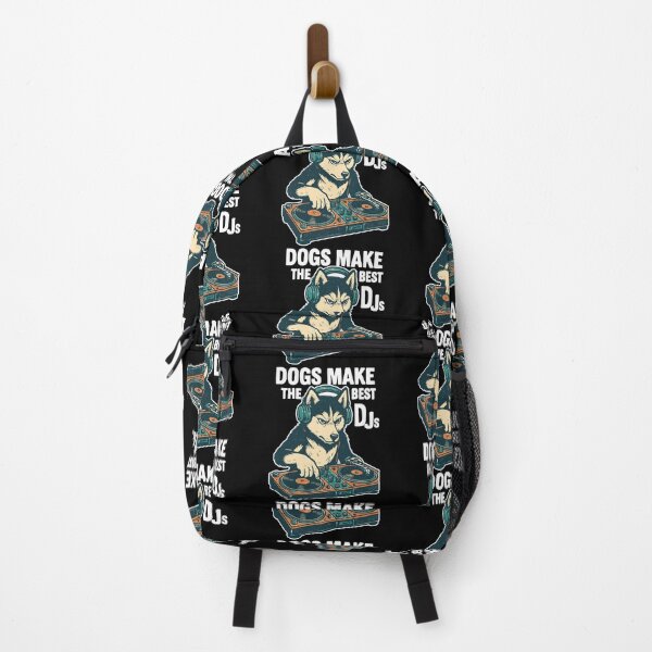 Item preview, Husky DJ Retro Design: Dogs Make the Best DJs designed and sold by Pineapple-Tree.