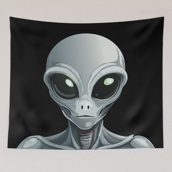 Item preview, Gaze of the Unknown - Alien Portrait designed and sold by GBD888.
