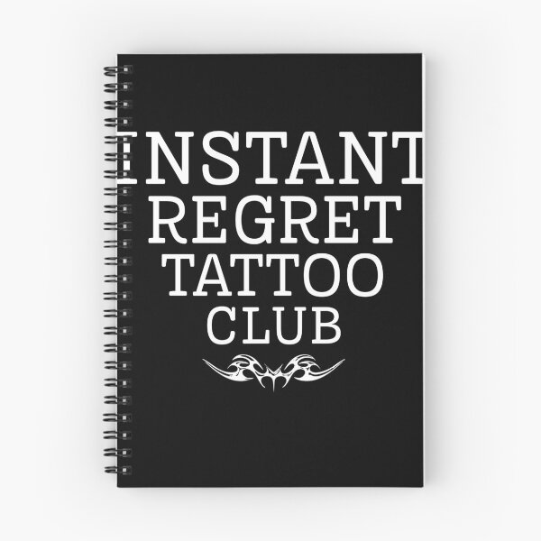 Item preview, Instant regret tattoo white designed and sold by eWproject.