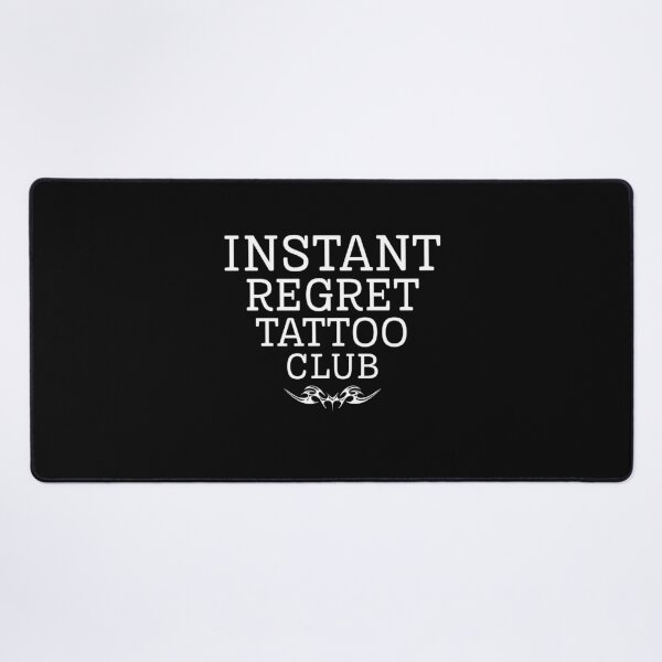 Item preview, Instant regret tattoo white designed and sold by eWproject.