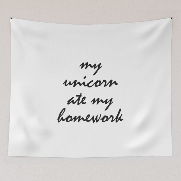 Item preview, My unicorn ate my homework. designed and sold by kailukask.