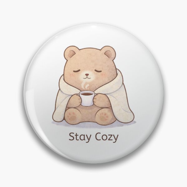 Item preview, Stay Cozy Bear | Cute Kawaii Aesthetic | Cozy Relax Mood Design designed and sold by The Mood Index.