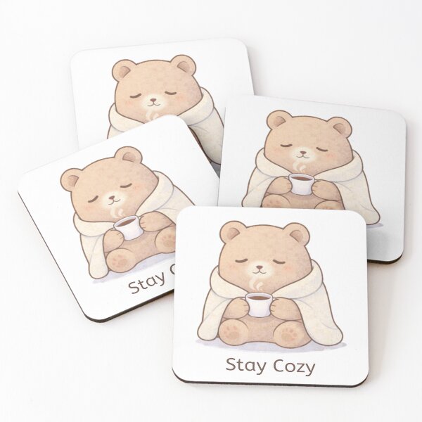 Item preview, Stay Cozy Bear | Cute Kawaii Aesthetic | Cozy Relax Mood Design designed and sold by The Mood Index.