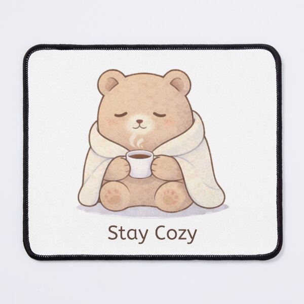 Item preview, Stay Cozy Bear | Cute Kawaii Aesthetic | Cozy Relax Mood Design designed and sold by The Mood Index.