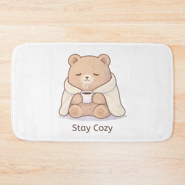 Item preview, Stay Cozy Bear | Cute Kawaii Aesthetic | Cozy Relax Mood Design designed and sold by The Mood Index.