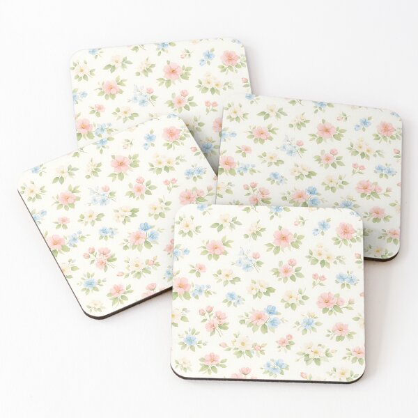 Item preview, Dainty Pastel Ditsy Floral Pattern designed and sold by Nyx Creates.