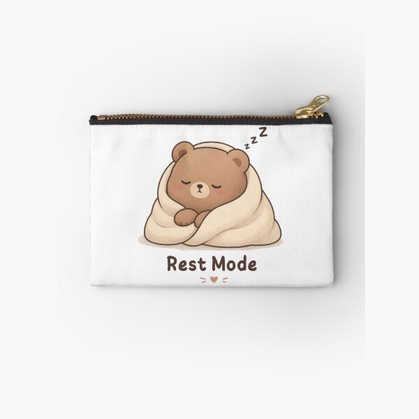 Item preview, Rest Mode Bear | Cute Kawaii Aesthetic | Cozy Relax Mood Design designed and sold by The Mood Index.