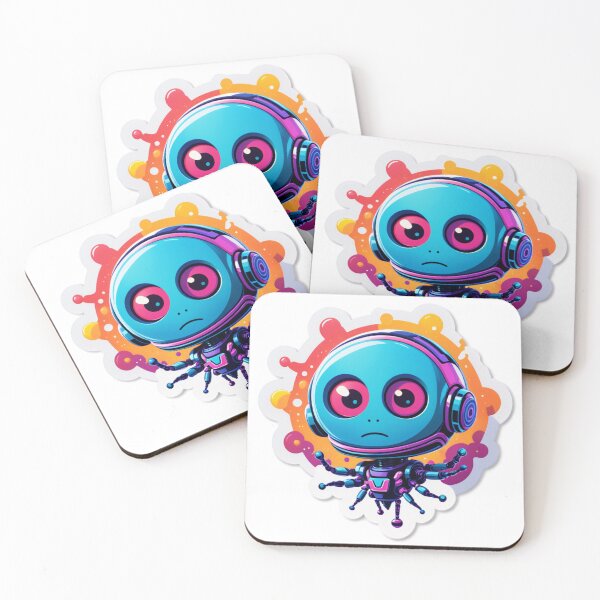 Item preview, Cool Blue Android & Robot Mascot Collection designed and sold by tim tal.