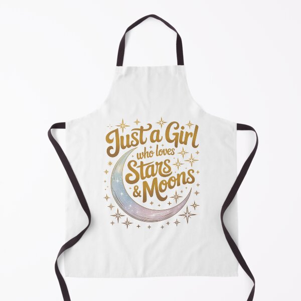 Item preview, Just a Girl Who Loves Stars & Moons designed and sold by DigitalDream11.