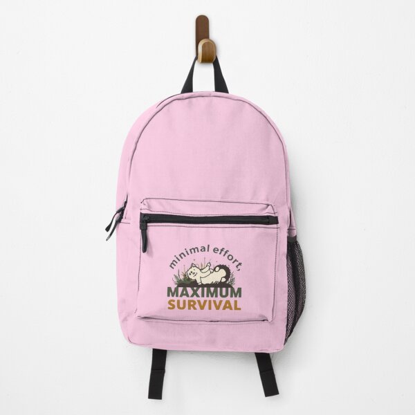 Item preview, “Minimal effort, maximum survival.” designed and sold by Grixel's Paang Gala Shop.