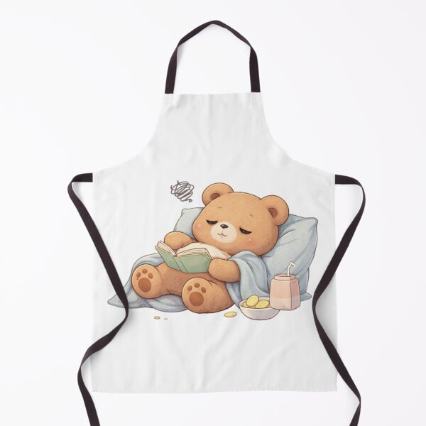 Item preview, Lazy Bear Reading | Cute Kawaii Aesthetic | Cozy Do Nothing Mood Design designed and sold by The Mood Index.
