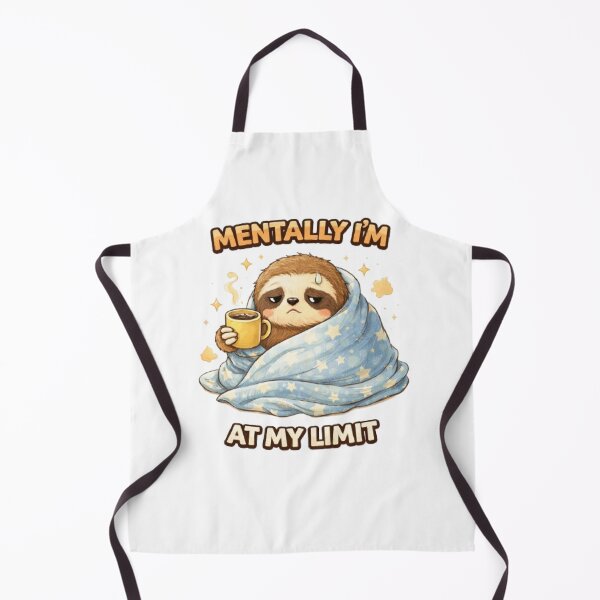 Item preview, Introvert Sloth Design – “Mentally I’m At My Limit” Funny Relatable Quote, Cute Lazy Sloth Aesthetic Graphic designed and sold by SilenceInNature.