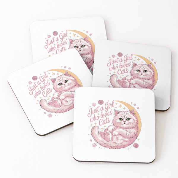 Item preview, Just A Girl Who Loves Cats designed and sold by DigitalDream11.