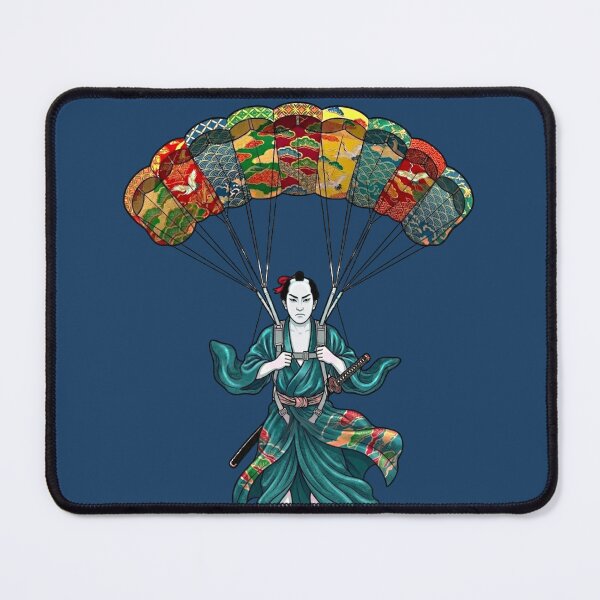 Item preview, Samurai Skydiving Japanese Art designed and sold by FLIP-original.