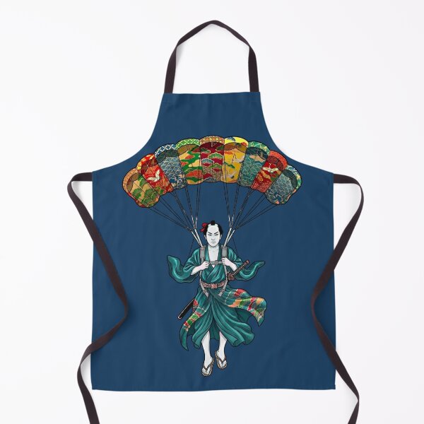Item preview, Samurai Skydiving Japanese Art designed and sold by FLIP-original.