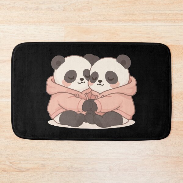 Item preview, Cuddly pandas in hoodies – pastel kawaii designed and sold by Pineapple-Tree.
