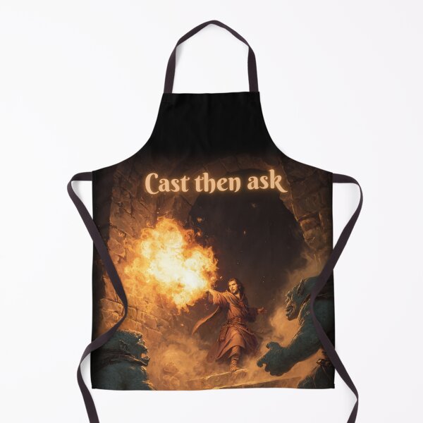 Item preview, Sorcerer Wizard - Cast Then Ask, Fantasy Series designed and sold by Mission Ready.