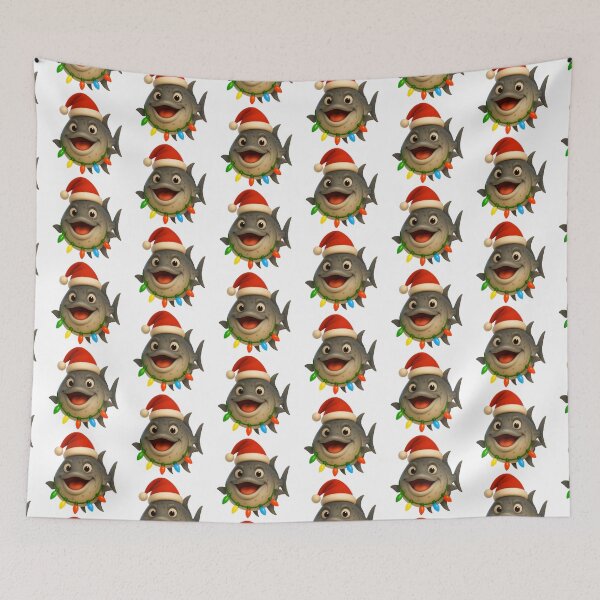Item preview, Christmas Giant Trevally Fish designed and sold by Sillytoe.