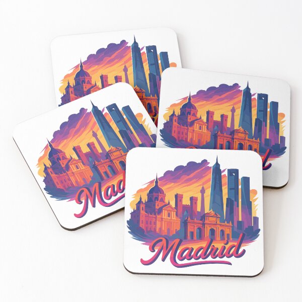 Item preview, Madrid Skyline: Epic & Tropical – Modern Art designed and sold by Pineapple-Tree.