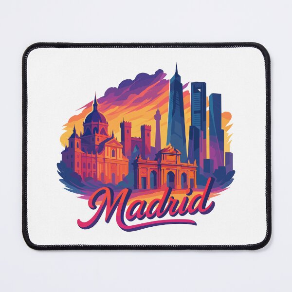 Item preview, Madrid Skyline: Epic & Tropical – Modern Art designed and sold by Pineapple-Tree.