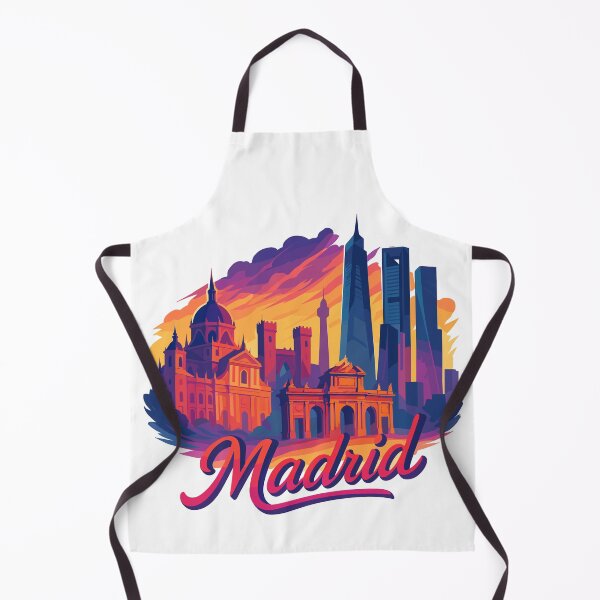 Item preview, Madrid Skyline: Epic & Tropical – Modern Art designed and sold by Pineapple-Tree.