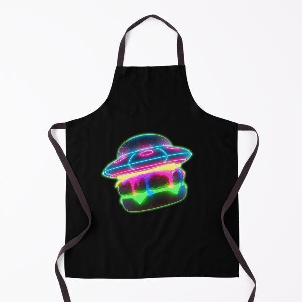 Item preview, Radioactive UFO Burger - Neon Alien Space Food Art designed and sold by powersunlight.
