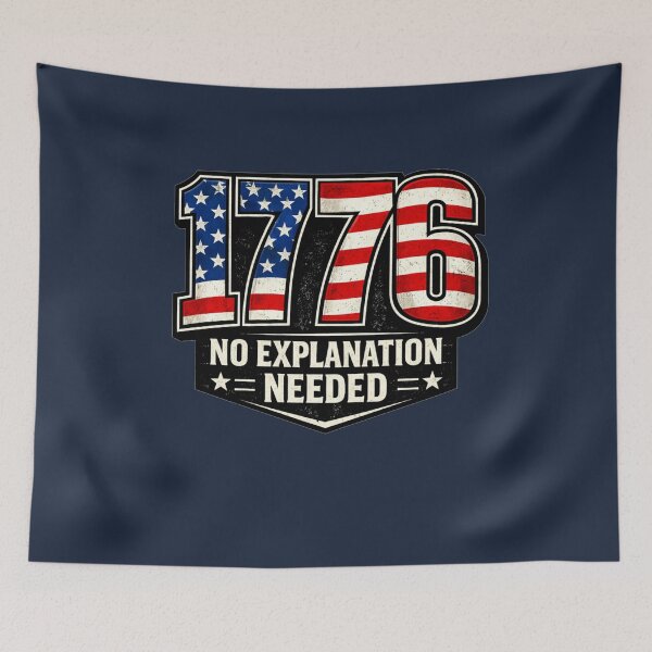 Item preview, 1776 No Explanation Needed American Flag Patriot designed and sold by JVDesignsShop.