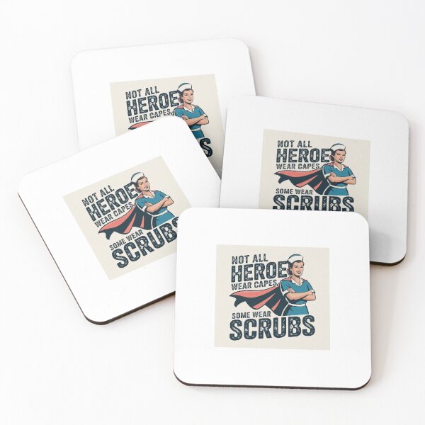Item preview, Nurse Superhero Scrubs Hero Gift Appreciation Vintage Style Sticker designed and sold by MadeItAnyway.