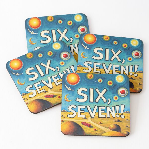 Item preview, Six, Seven!!! with artistic circles designed and sold by RAISC.